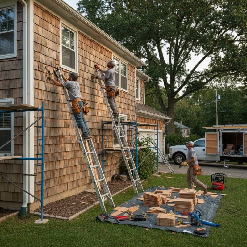 Clapboard Siding Repair detail
