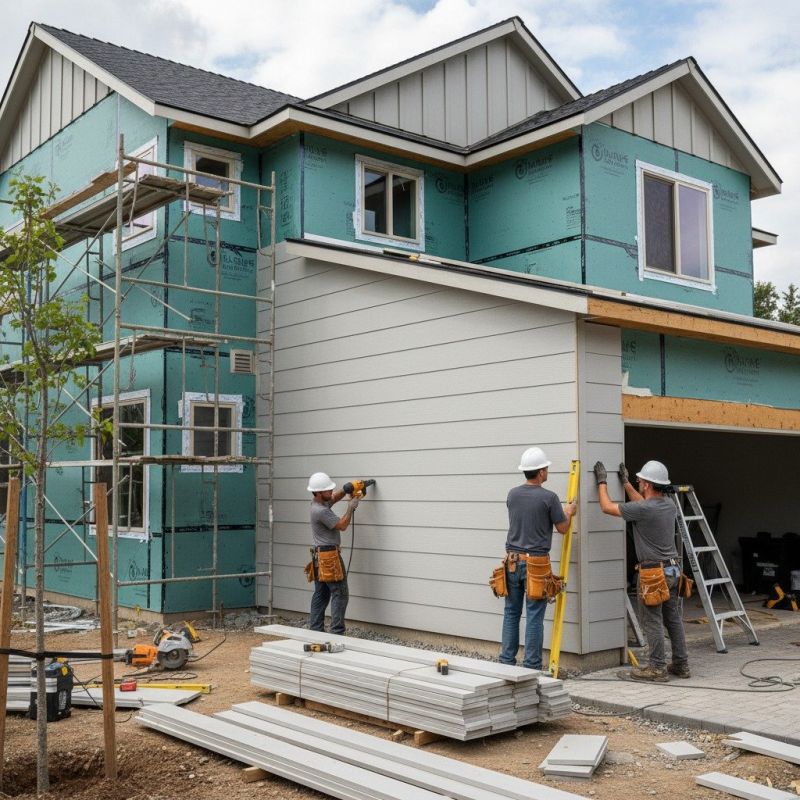 Hardwood Siding Installation detail