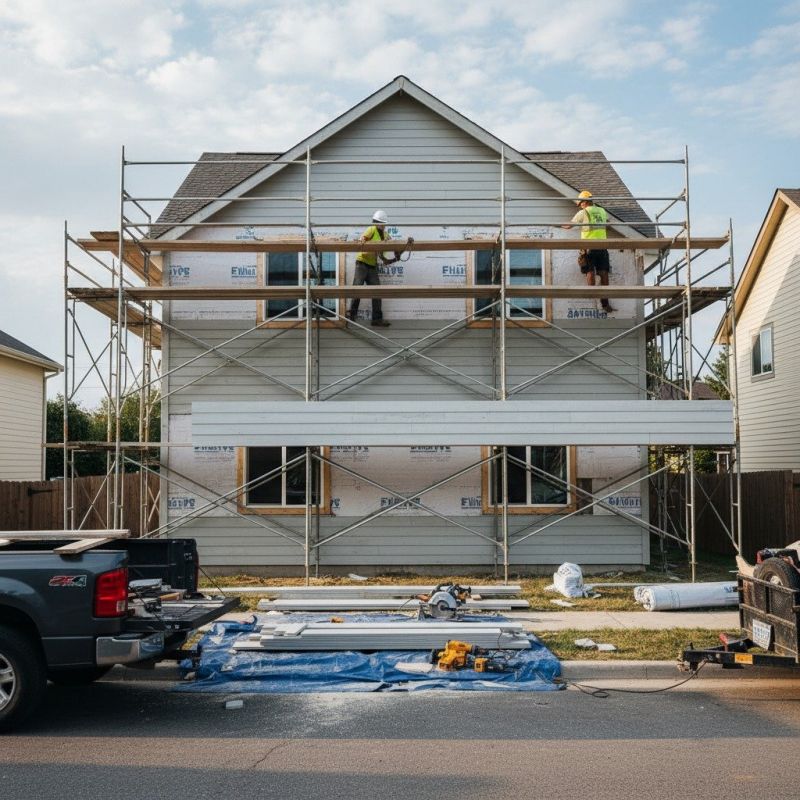 Hardwood Siding Installation detail
