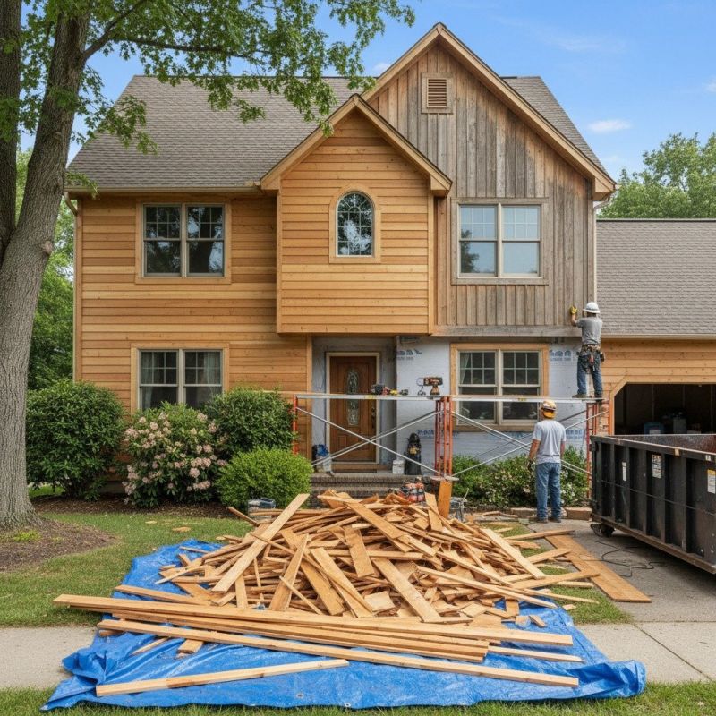 Wood Siding Service detail